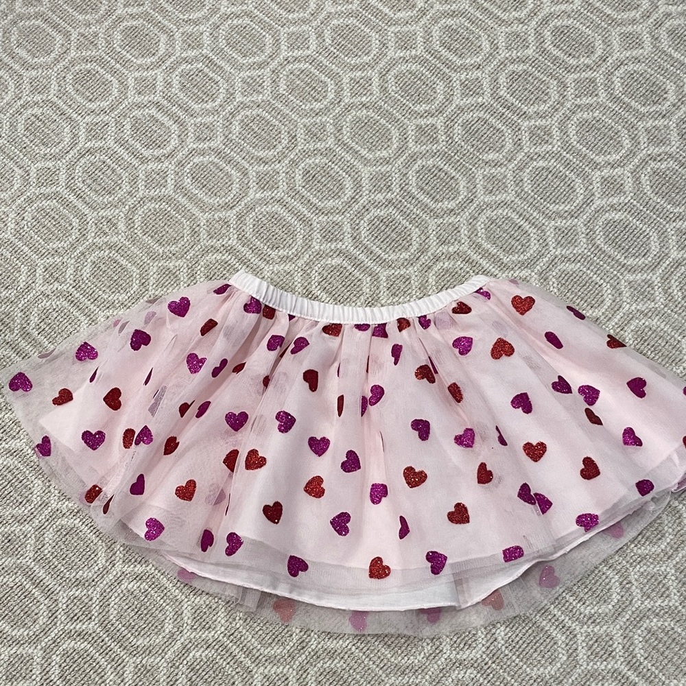 Epic Threads Toddler Girls Heart Tulle Tutu Skirt